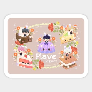 Plave Dessert Moca Ver Sticker